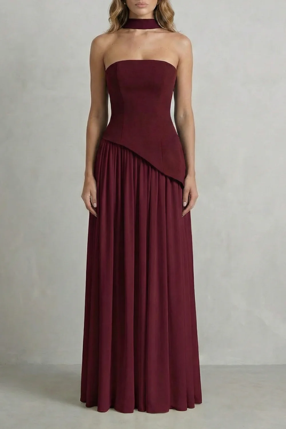 Alessia | Vestido maxi esculpido