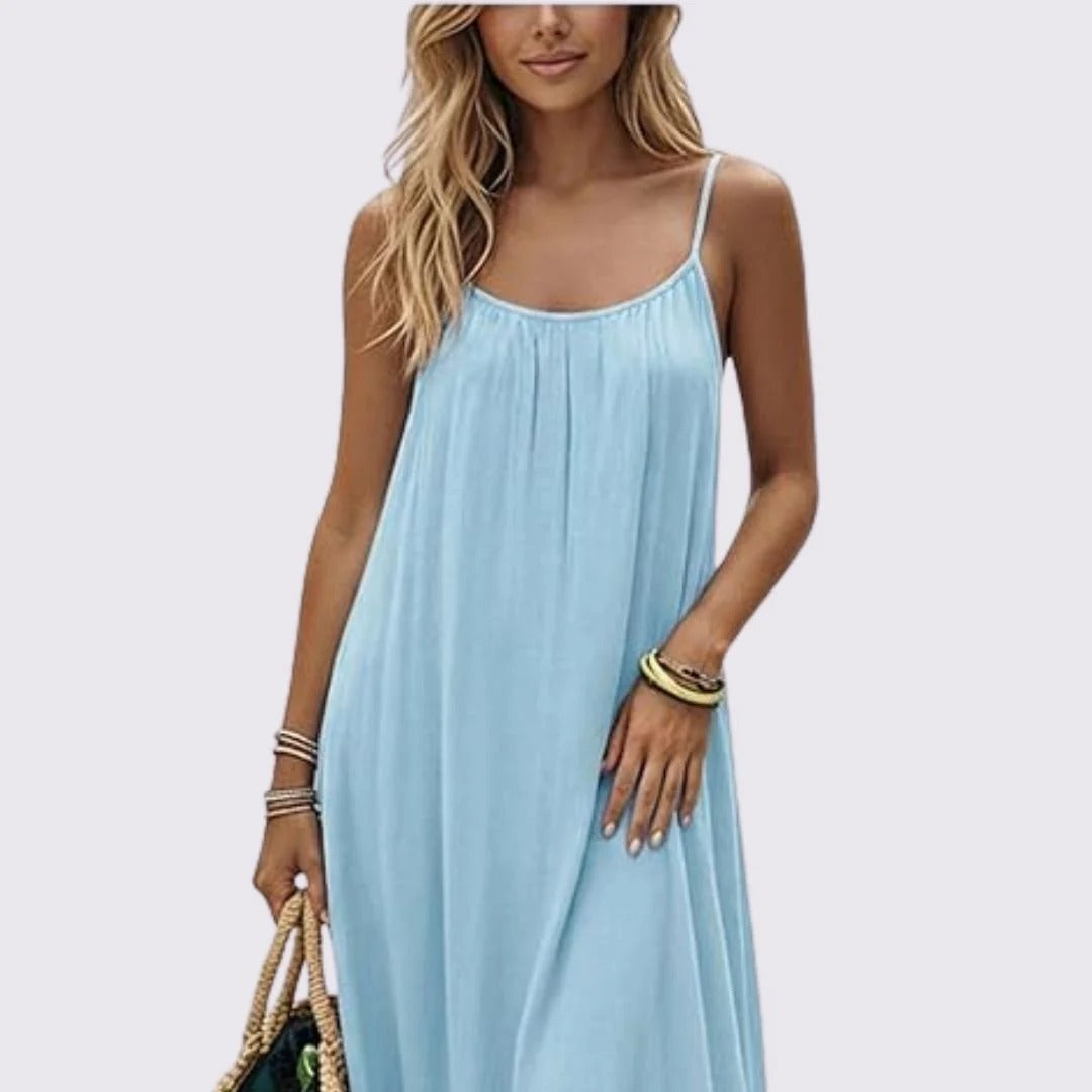 Celine | Vestido largo espalda abierta