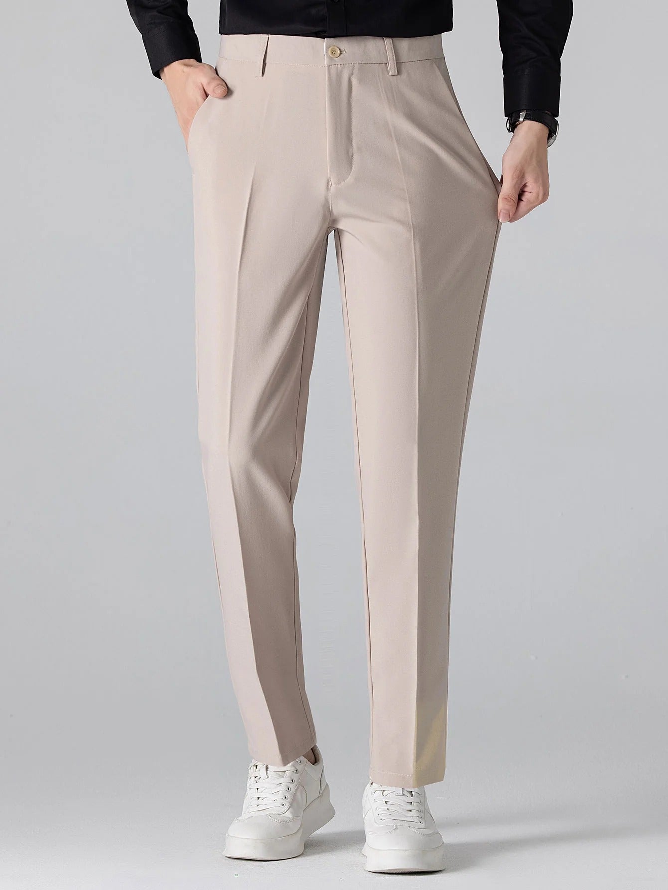 Valerio | Polo jacquard y pantalón tapered
