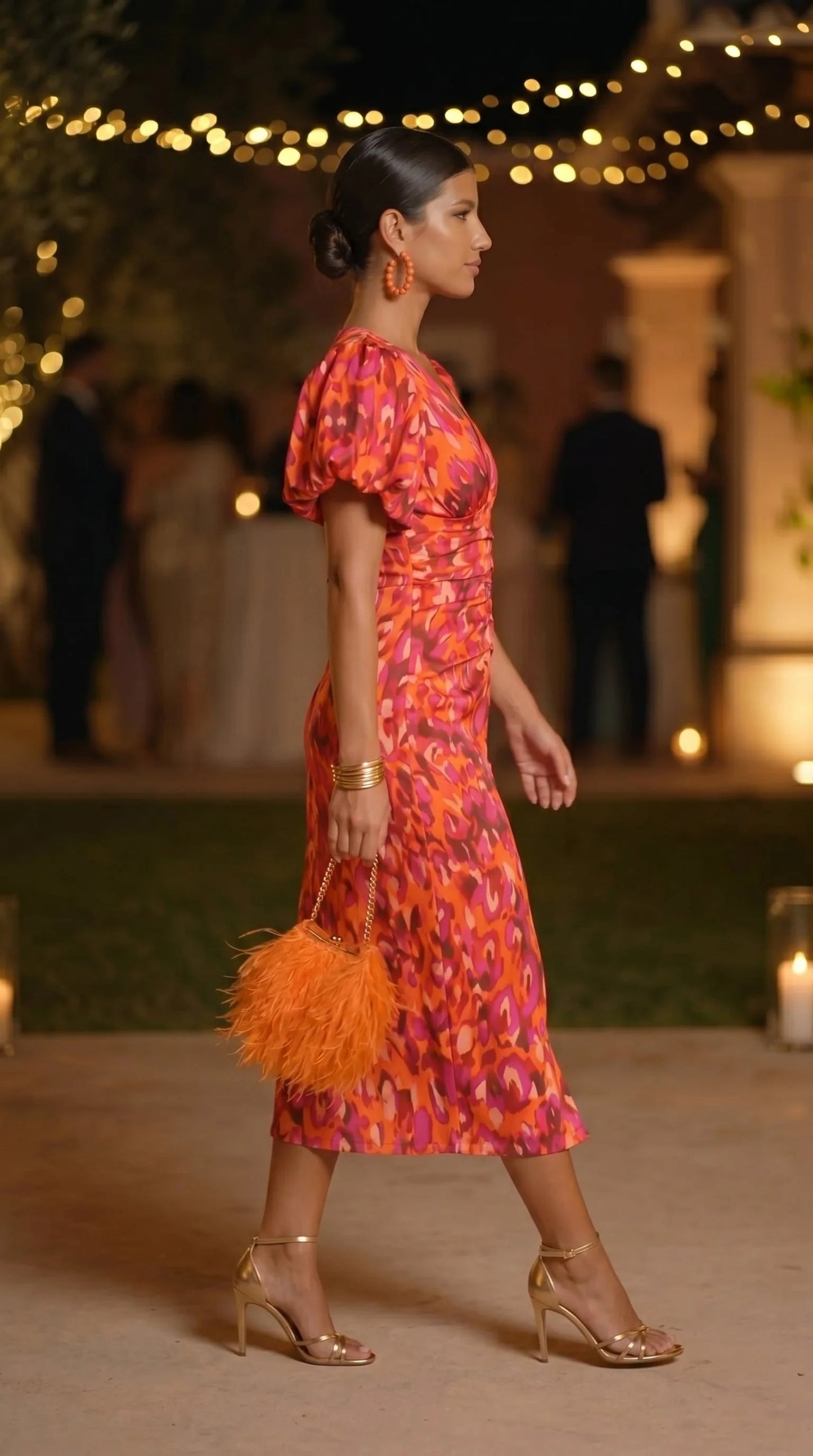 Carla | Vestido manga abullonada