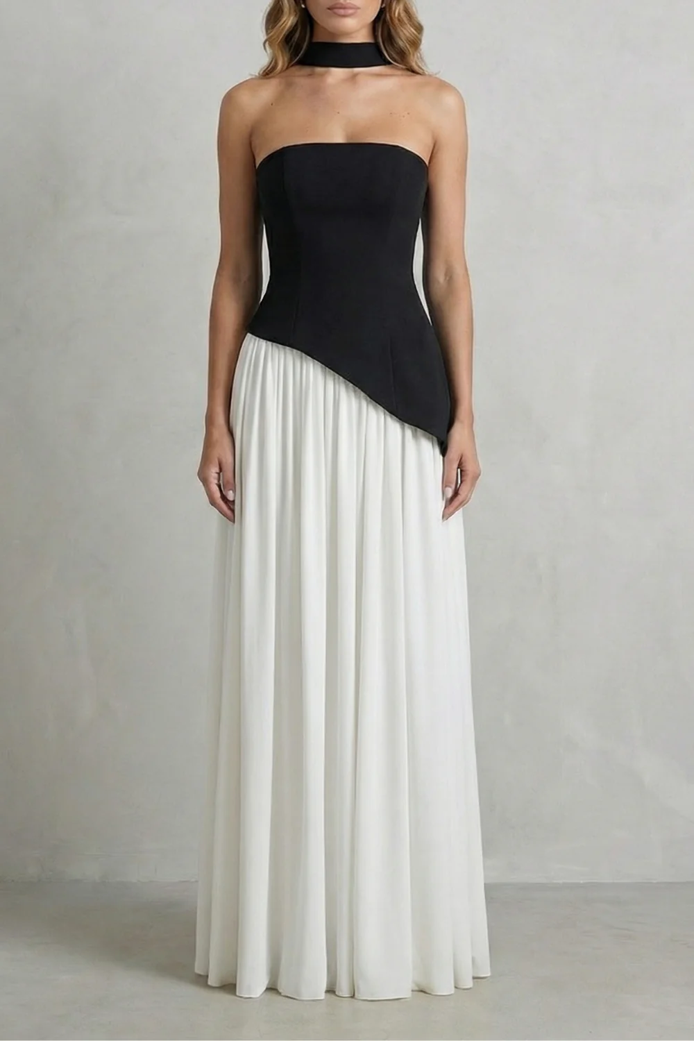 Alessia | Vestido maxi esculpido
