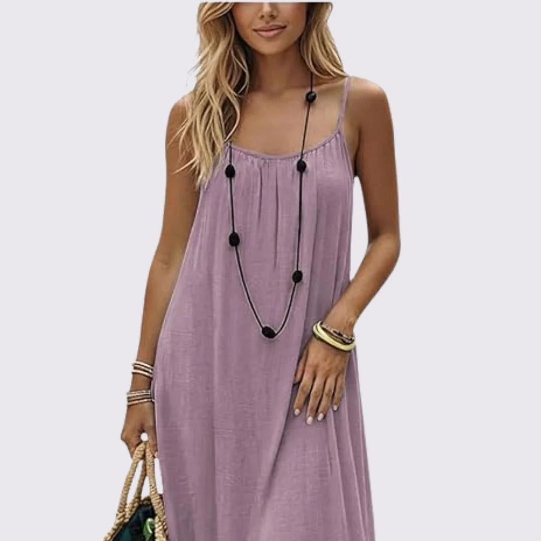 Celine | Vestido largo espalda abierta