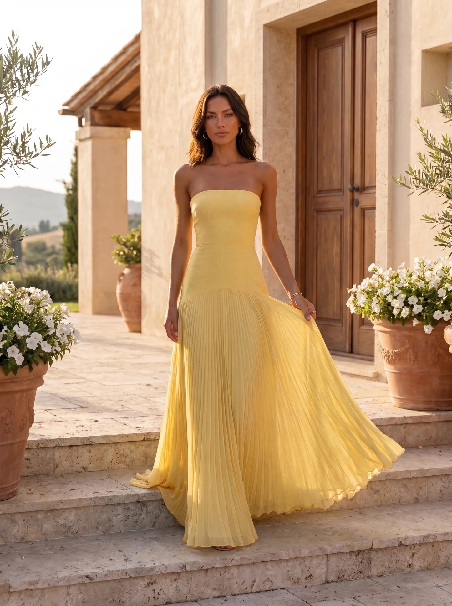Chiara | Vestido plisado