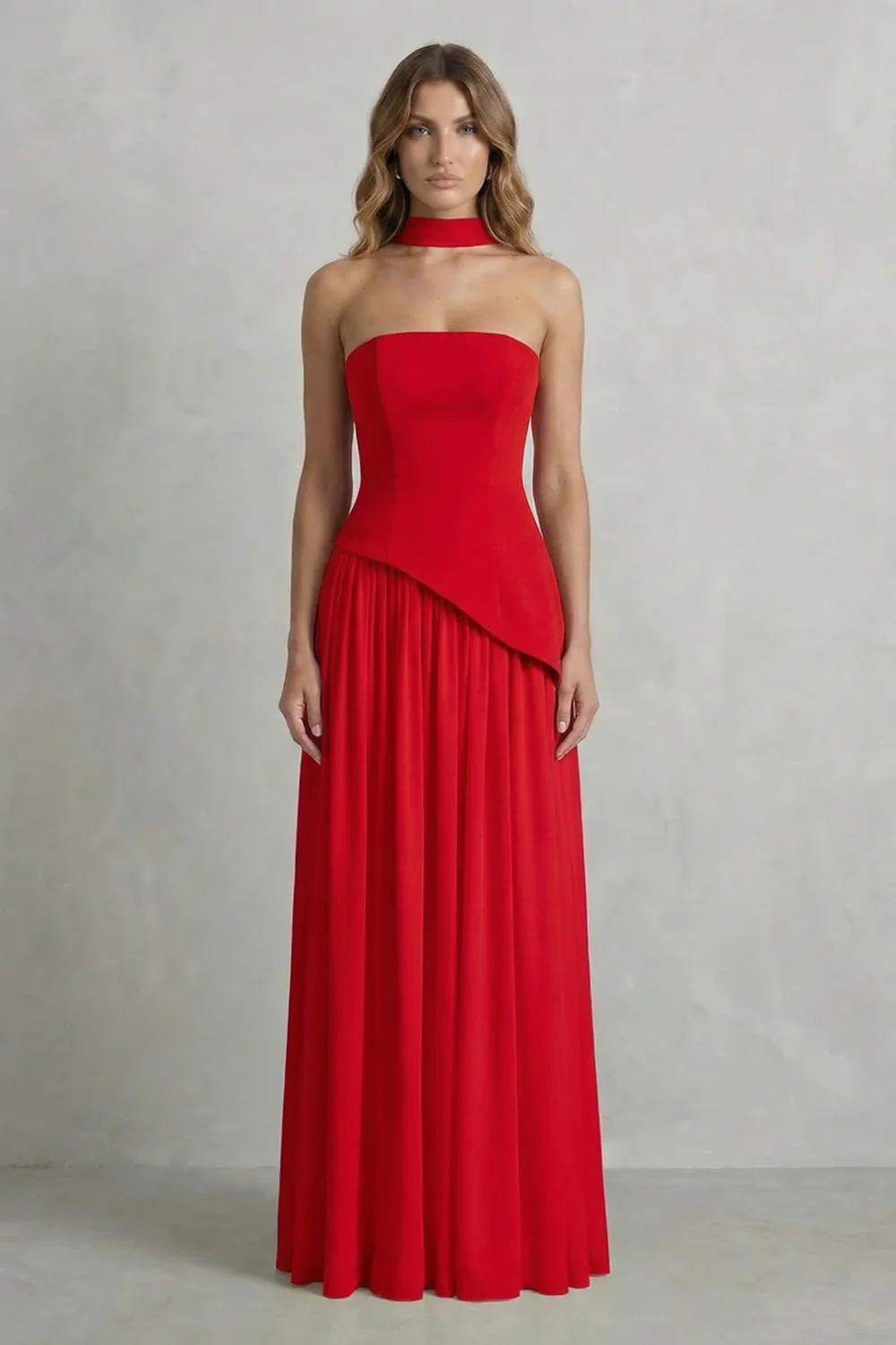 Alessia | Vestido maxi esculpido