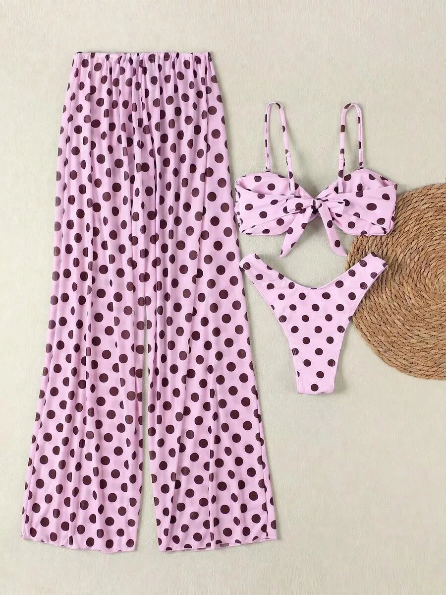 Bianca | Conjunto bikini lunares