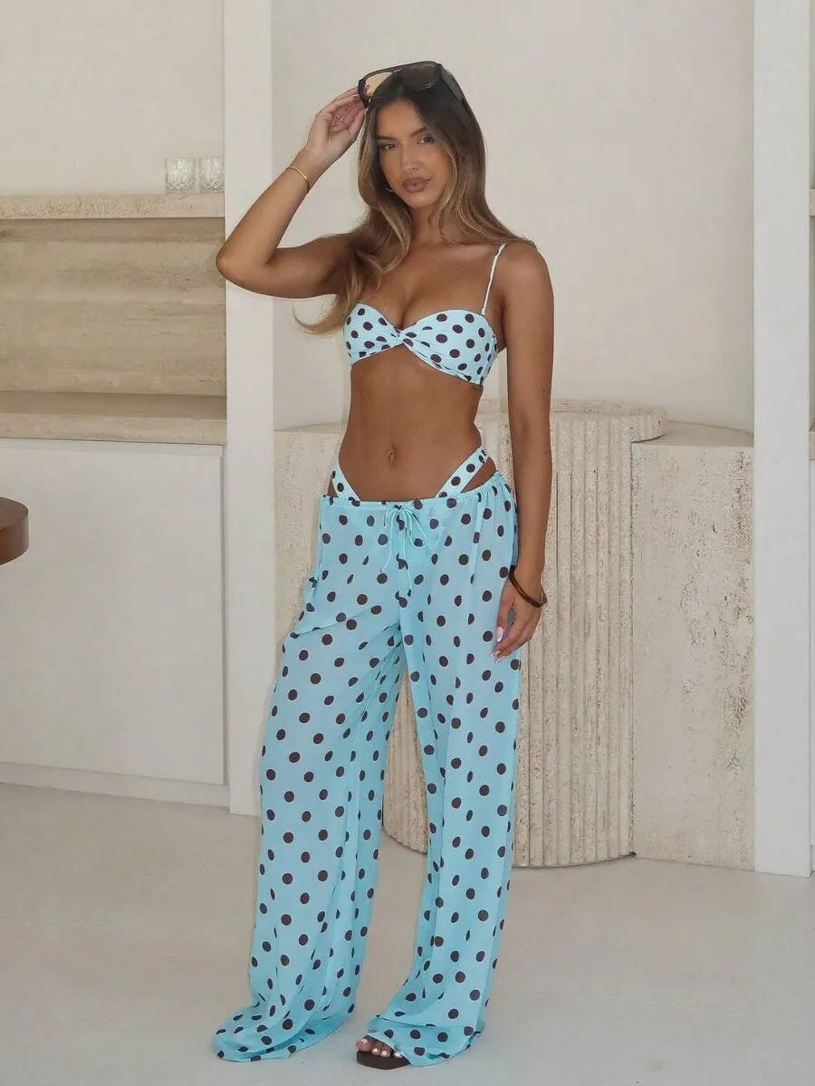 Bianca | Conjunto bikini lunares
