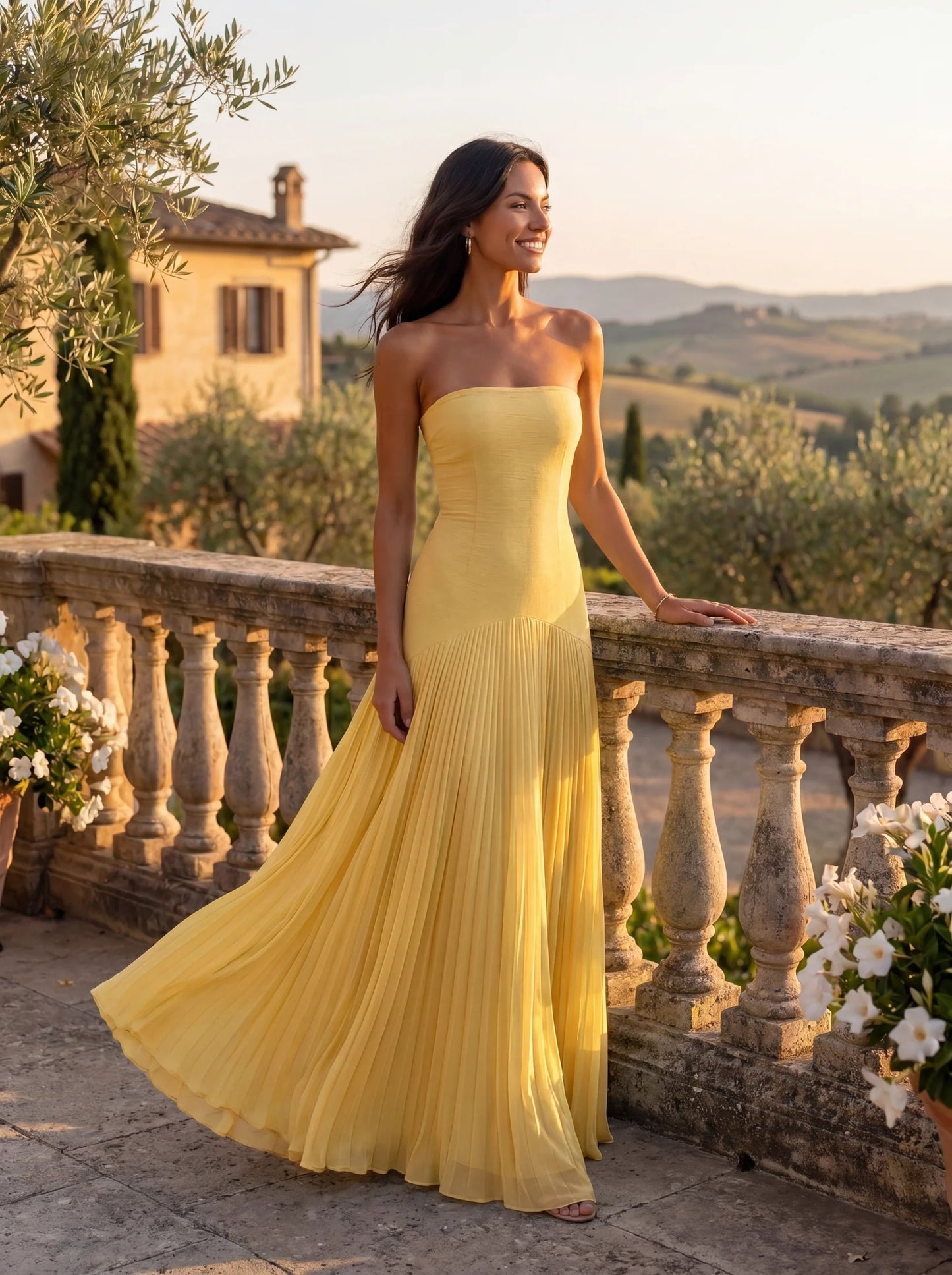 Chiara | Vestido plisado