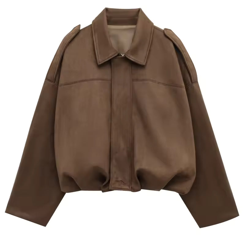 Alma | Chaqueta ante oversize