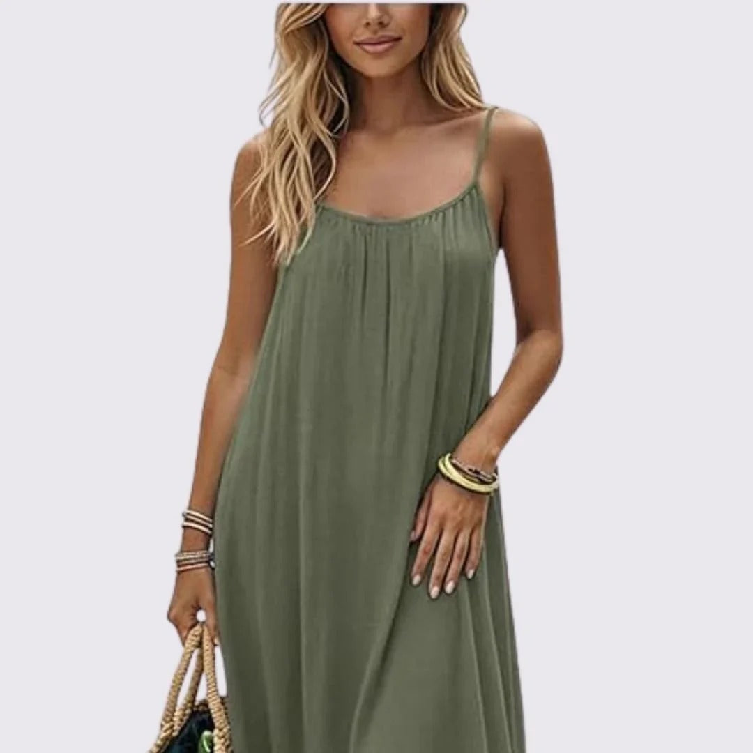 Caline | Vestido espalda abierta
