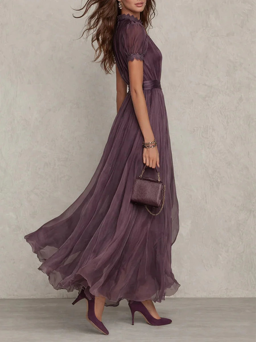 Flavia | Vestido fluido de encaje