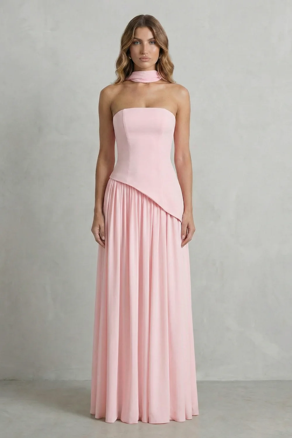 Alessia | Vestido maxi esculpido
