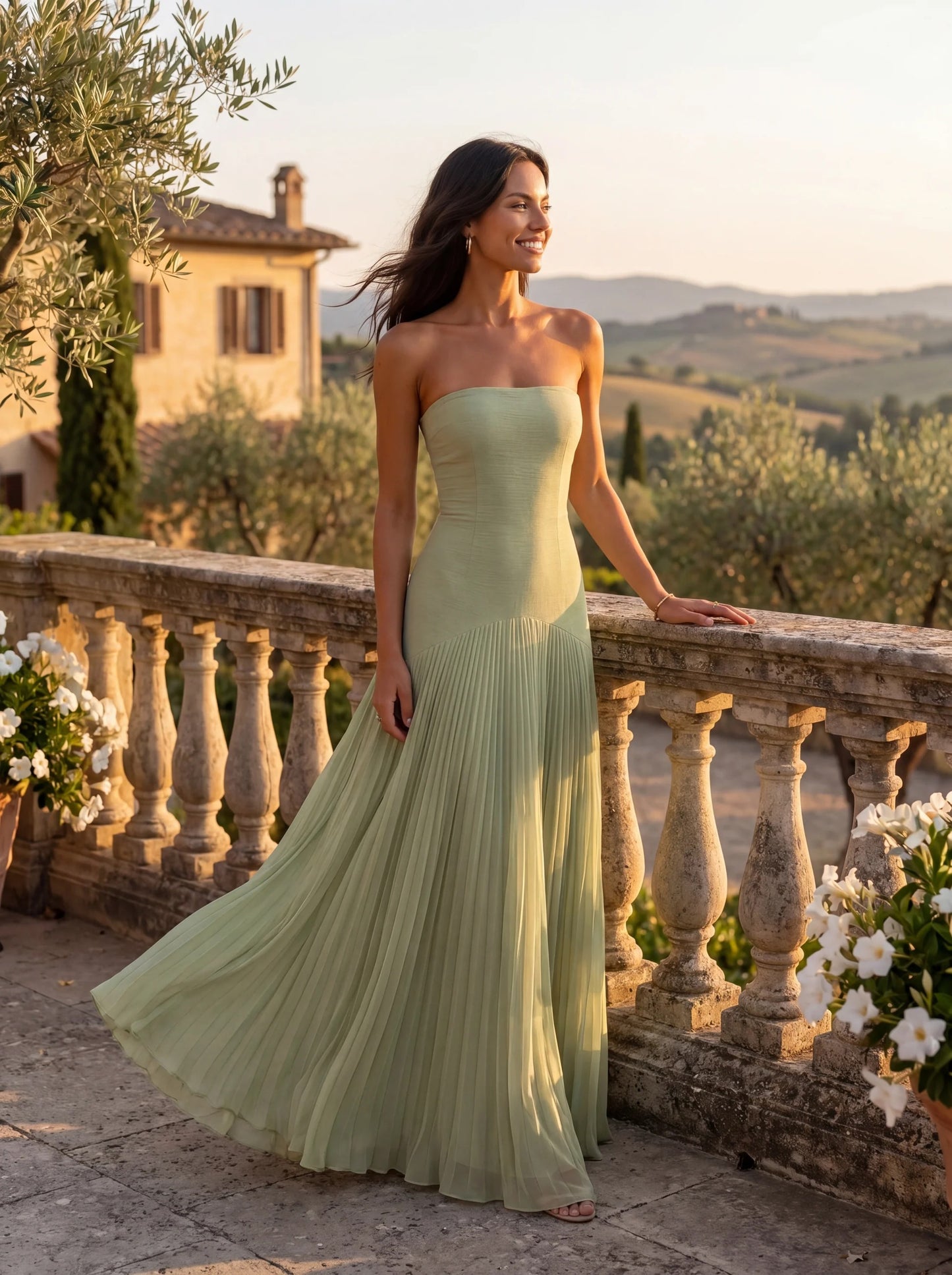 Chiara | Vestido plisado