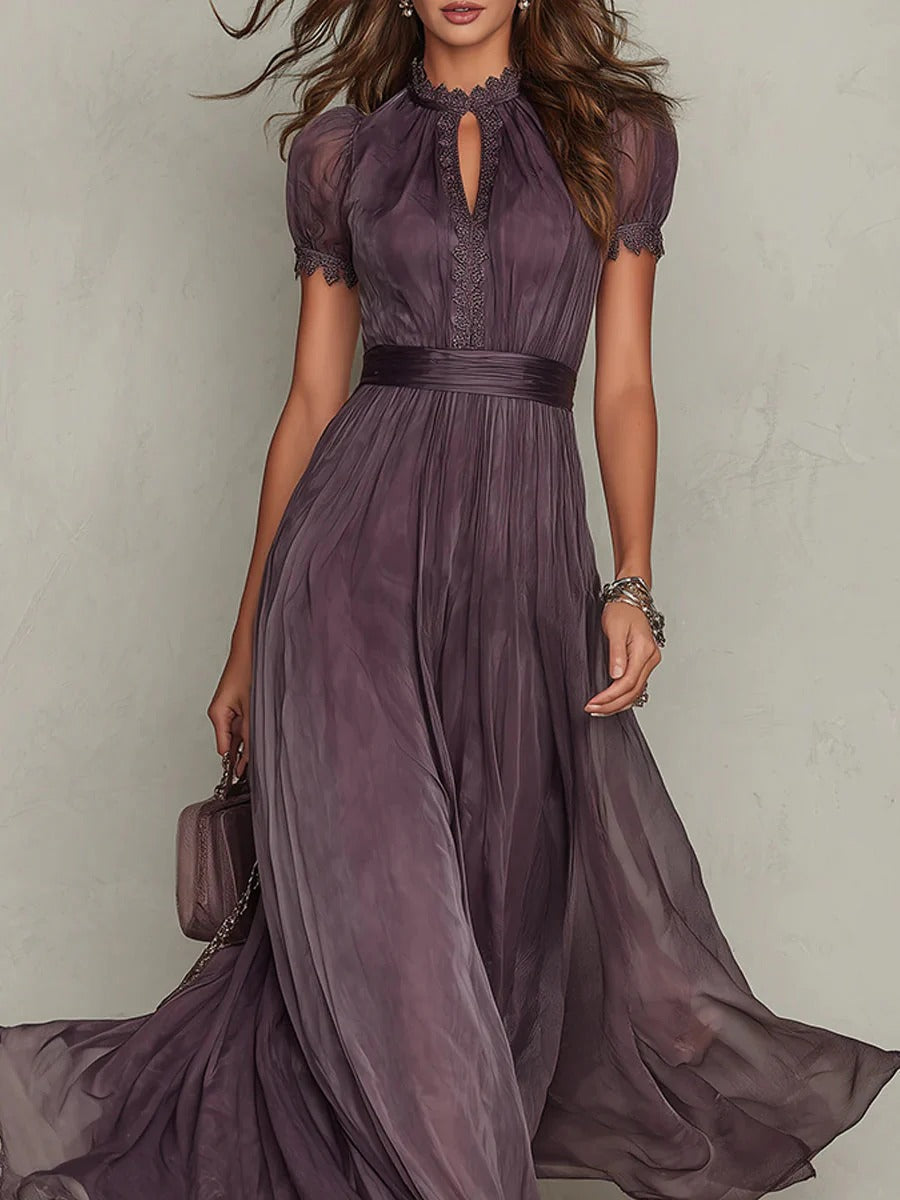 Flavia | Vestido fluido de encaje