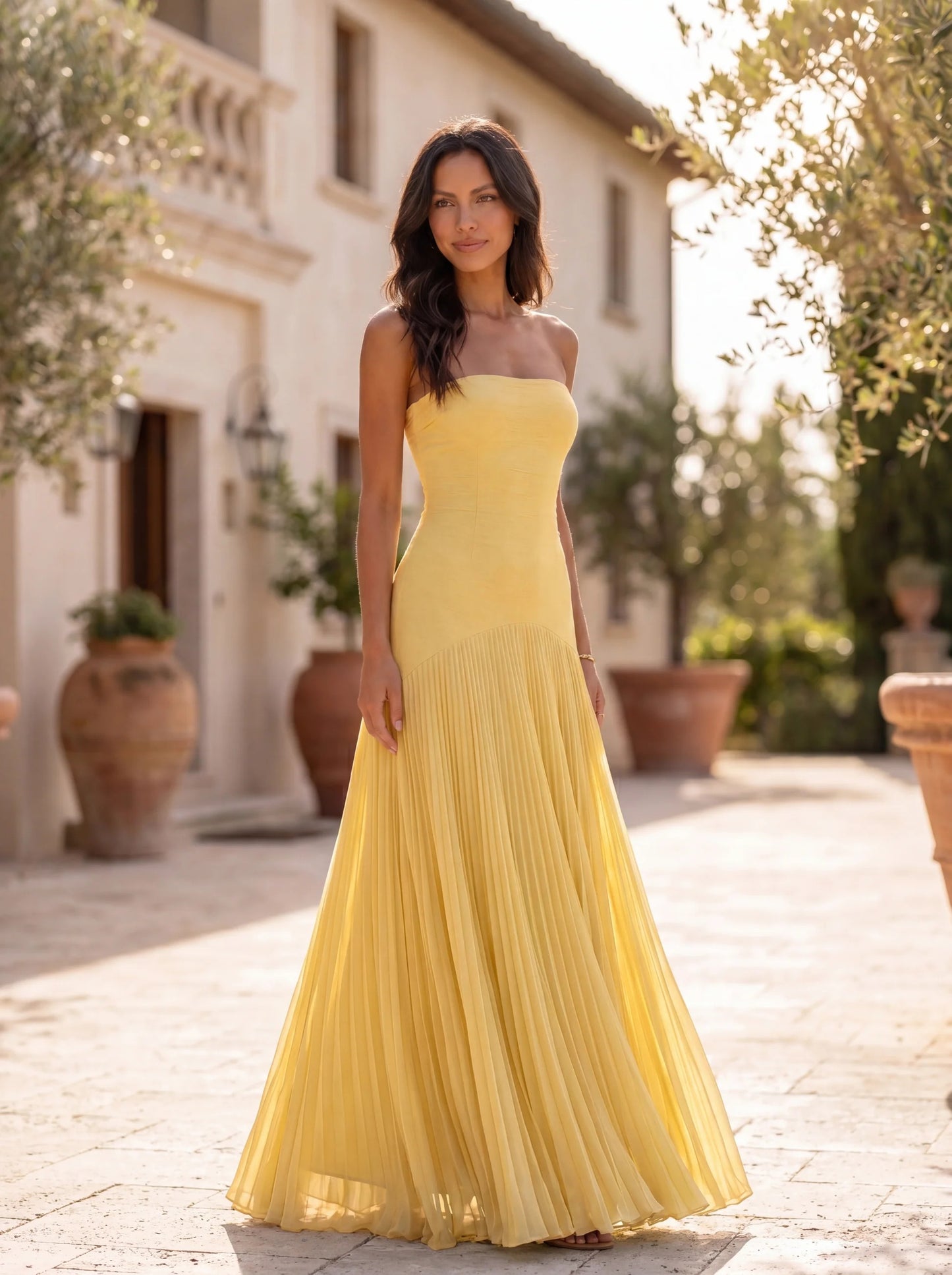 Chiara | Vestido plisado
