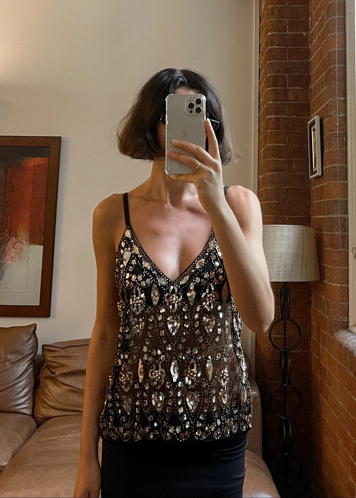 Gilded | Top lentejuelas