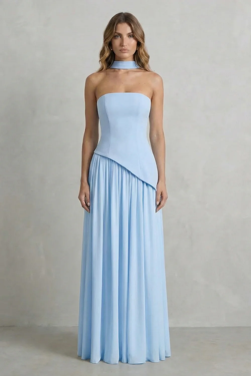 Alessia | Vestido maxi esculpido