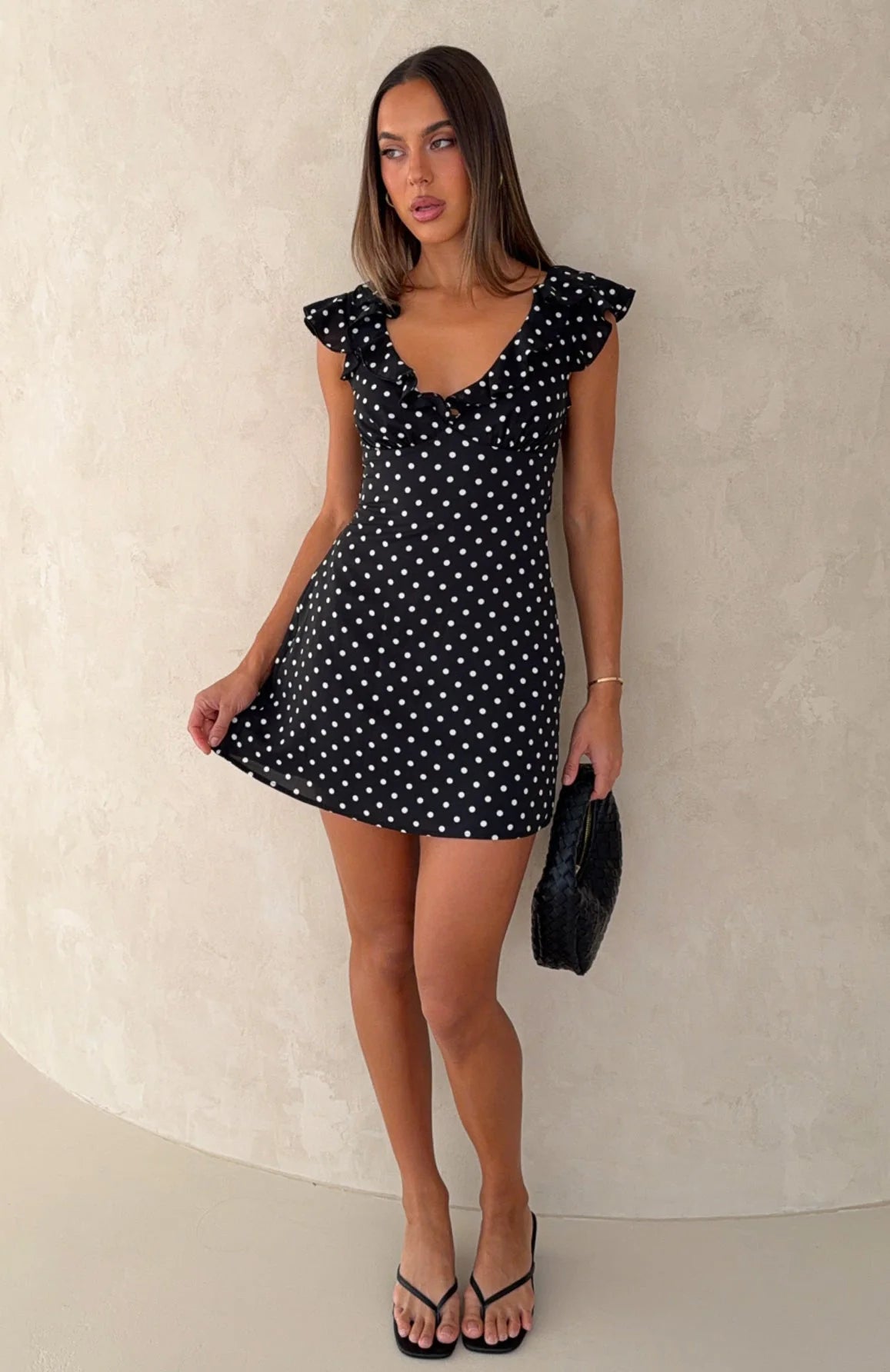 Luna | Vestido mini lunares